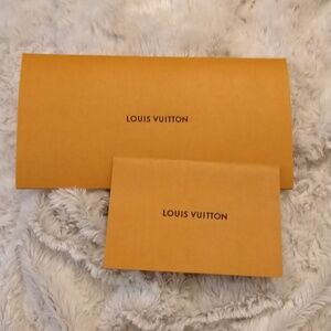 Louis Vuitton Receipt Envelopes x 2